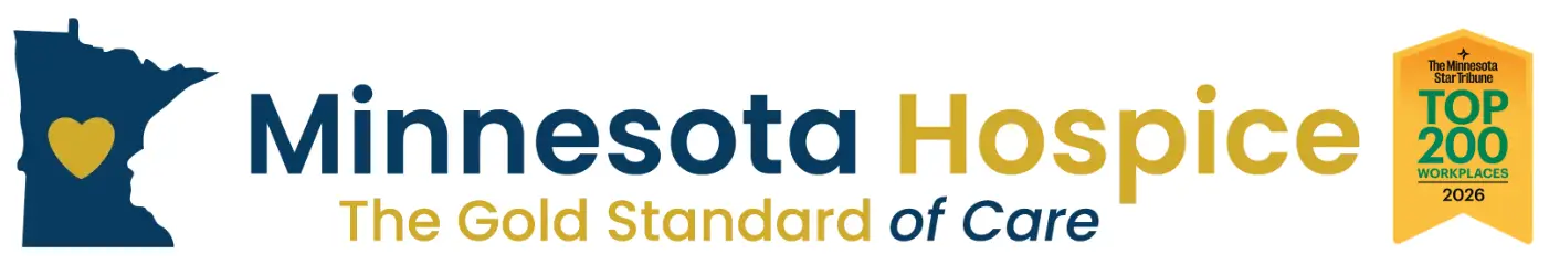 Minnesota Hospice logo with Top 200 Workplaces 2026 badge highlighting top 200 employee workplace recognition.