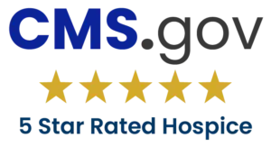 CMS.gov 5-star rated hospice badge for Minnesota Hospice