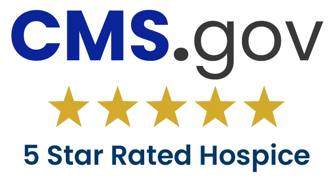 CMS.gov 5-star rated hospice badge for Minnesota Hospice