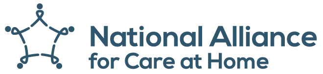 National Alliance for Care at Home logo featuring a star-shaped design with connected figures.